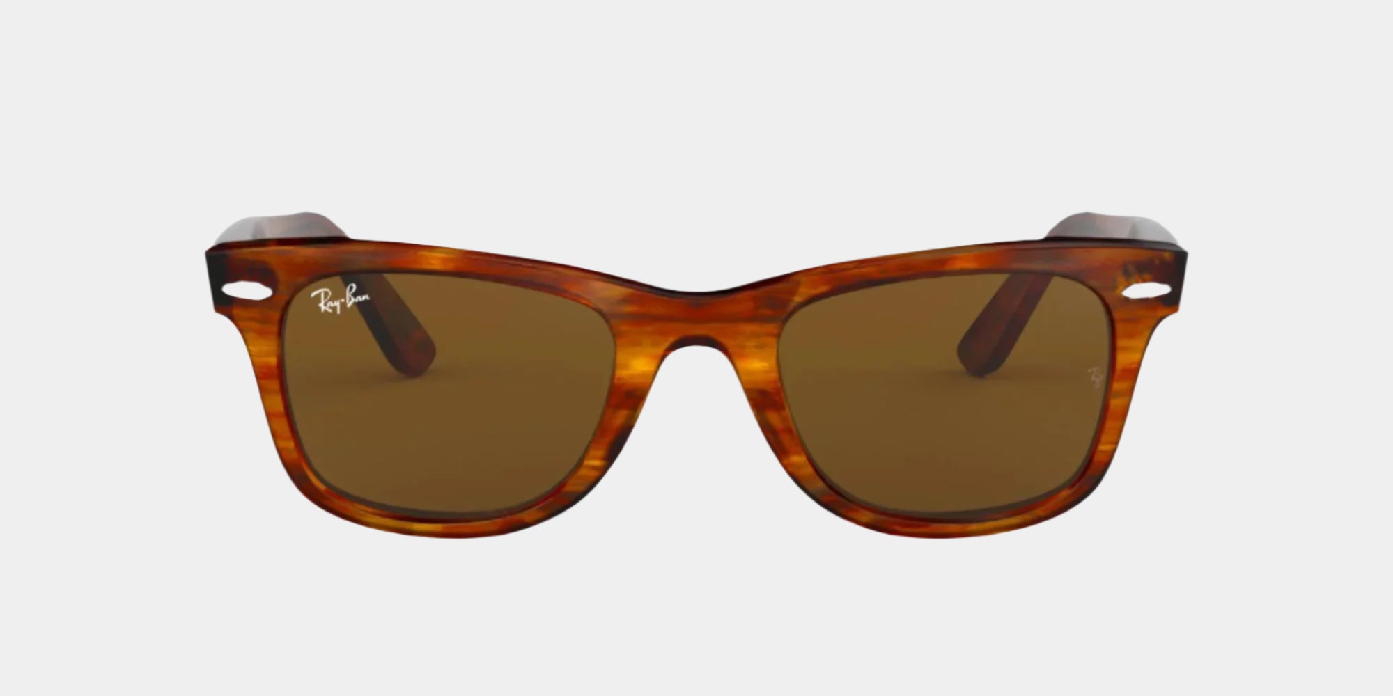 RAY-BAN WAYFARER Striped Havana / B-15 Brown / 954(50)