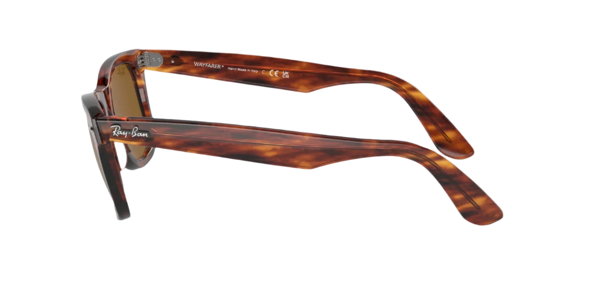 RAY-BAN WAYFARER Striped Havana / B-15 Brown / 954(50)