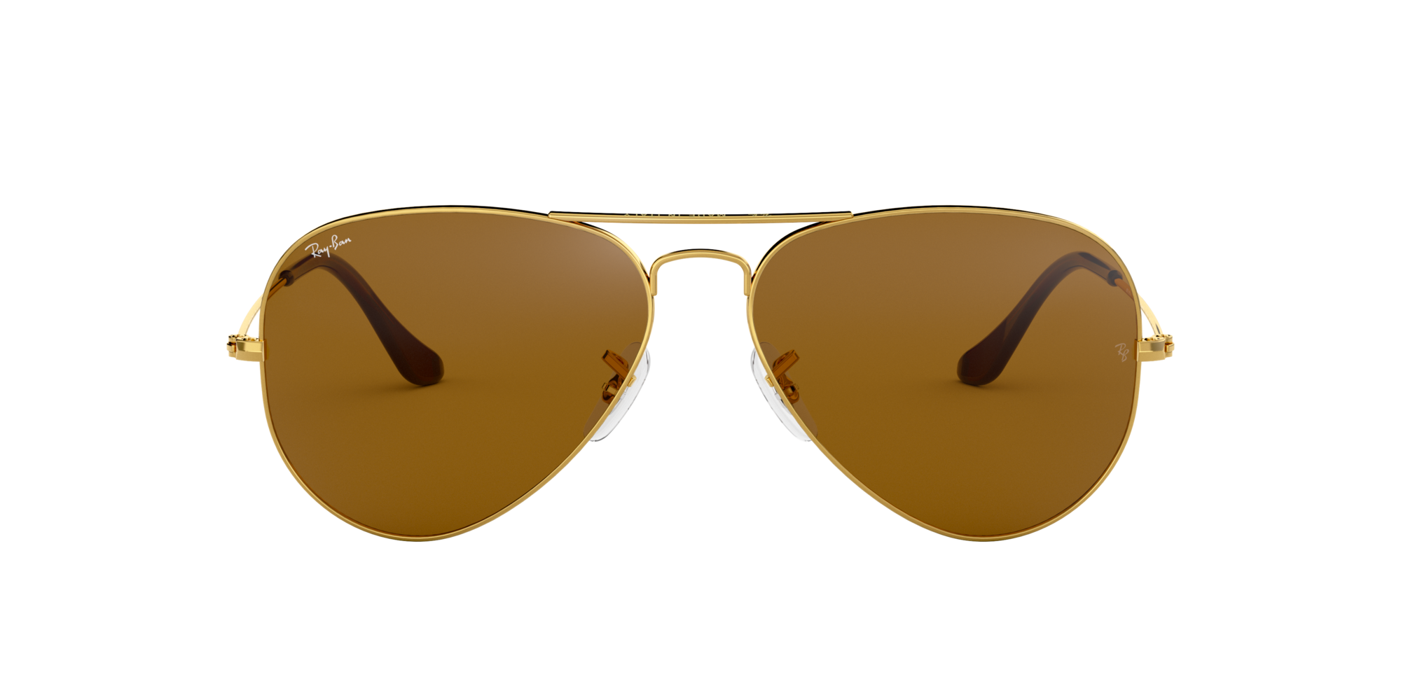 RAY-BAN AVIATOR Arista Gold / B-15 Brown / 001/33(55)