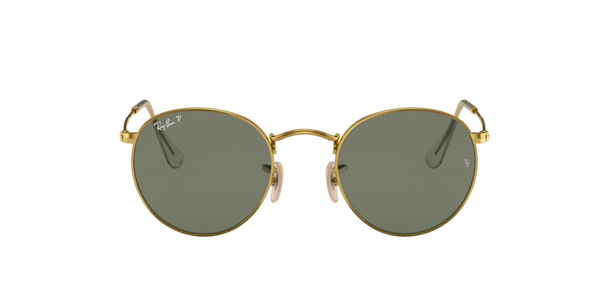 RAY-BAN ROUND METAL Arista Gold / G-15 Green / 001/58(50)