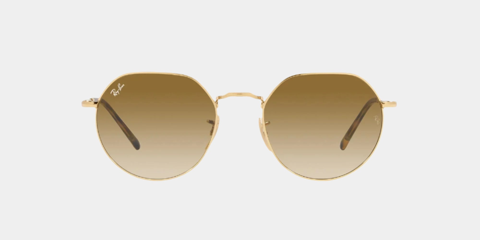 RAY-BAN JACK Arista Gold / Brown / 001/51(51)