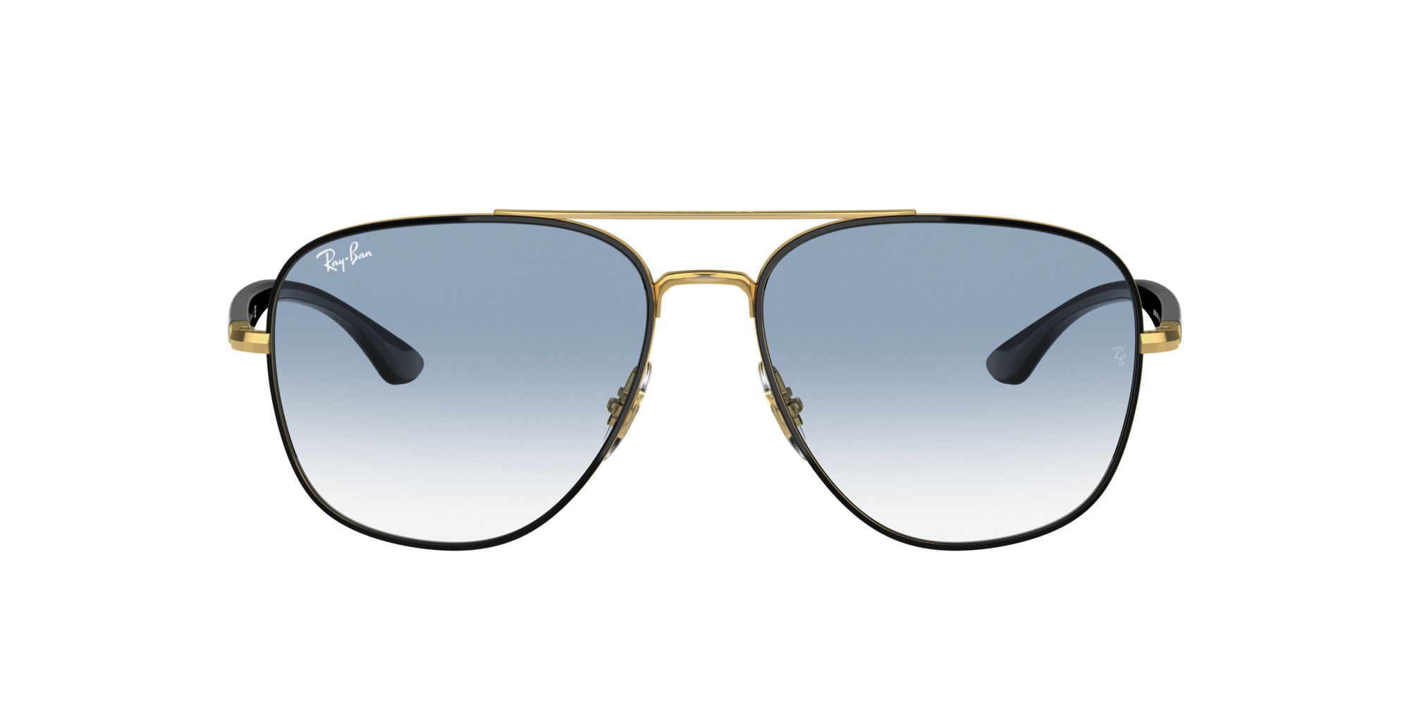 RAY-BAN Black On Gold / Blue / 90003F(56)