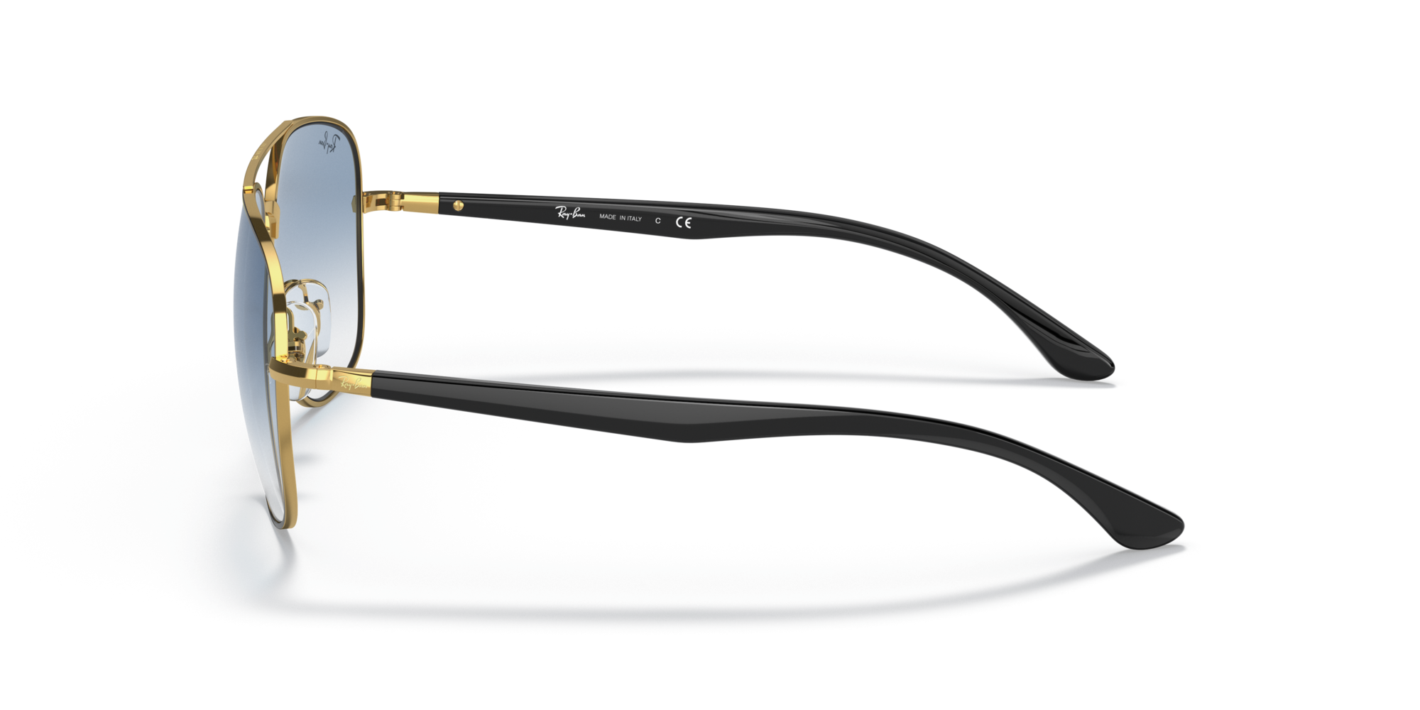 RAY-BAN Black On Gold / Blue / 90003F(56)