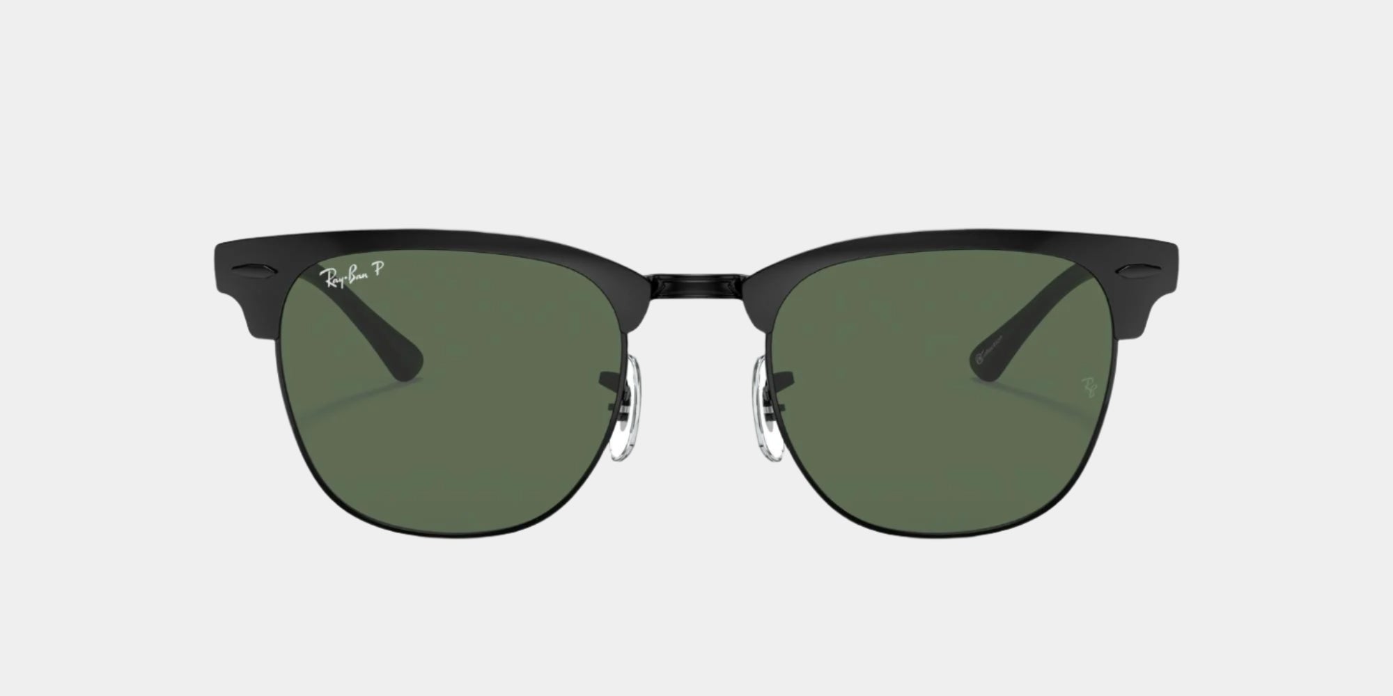 RAY-BAN CLUBMASTER METAL Black / G-15 Green / 186/58(51)