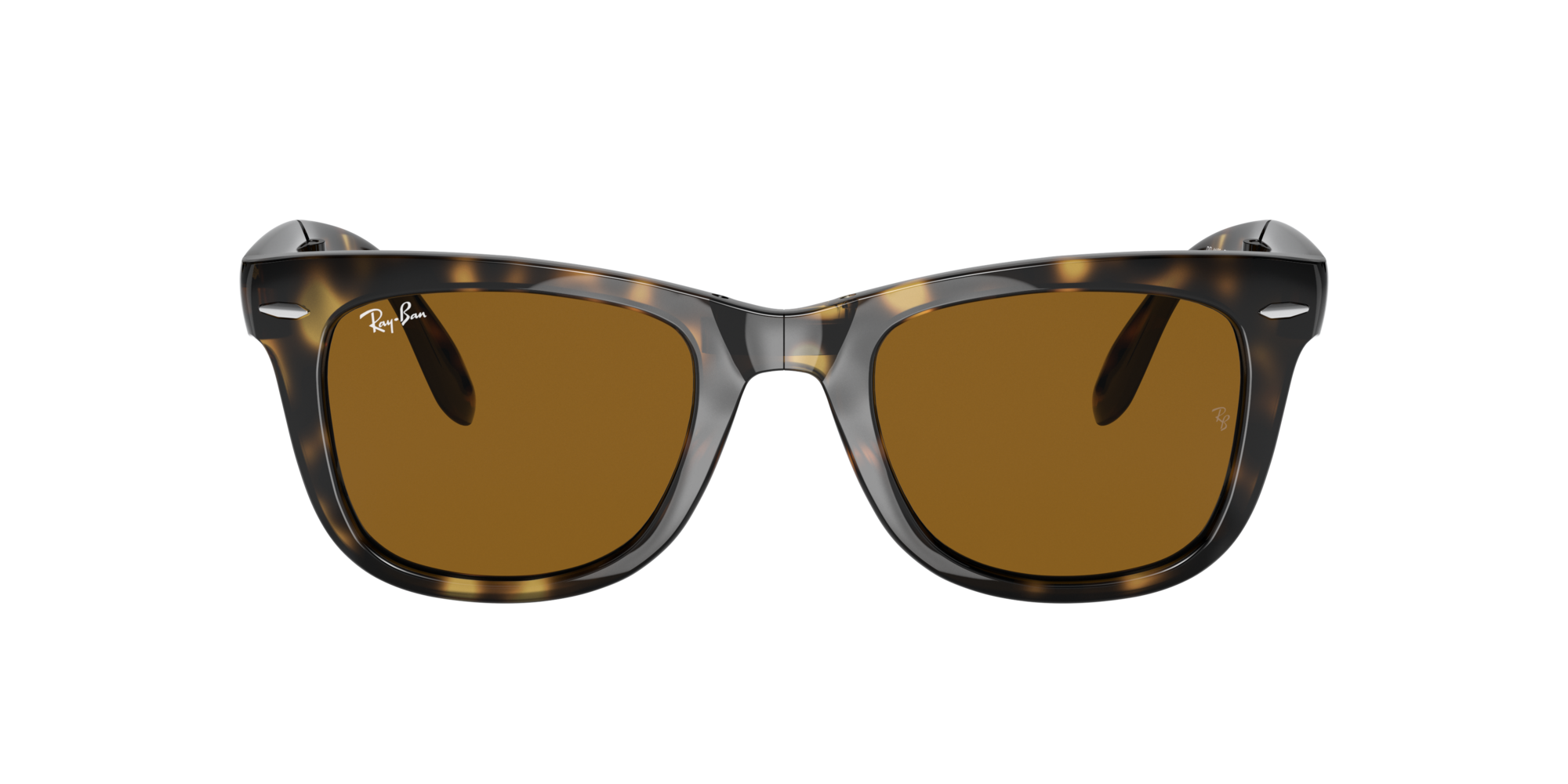 RAY-BAN FOLDING WAYFARER Light Havana / B-15 Brown / 710(50)