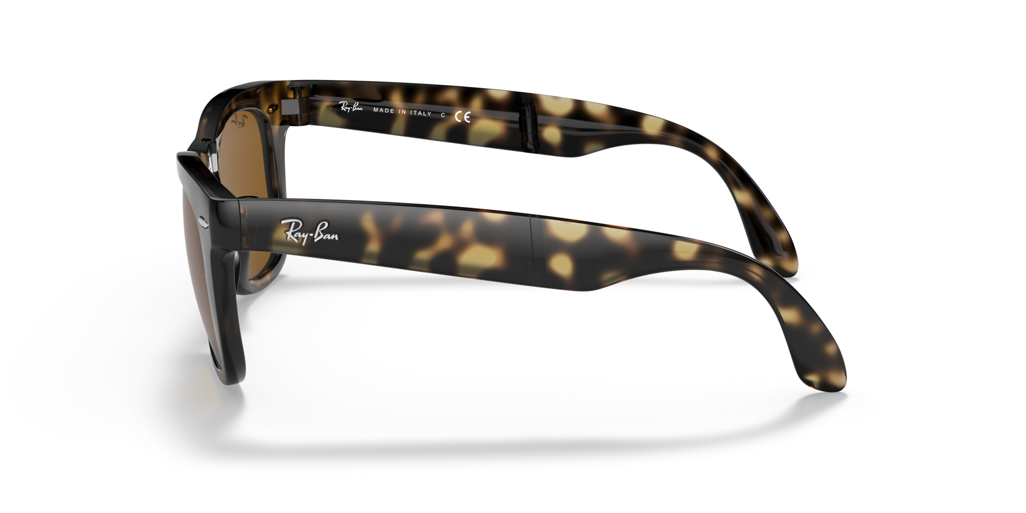 RAY-BAN FOLDING WAYFARER Light Havana / B-15 Brown / 710(50)