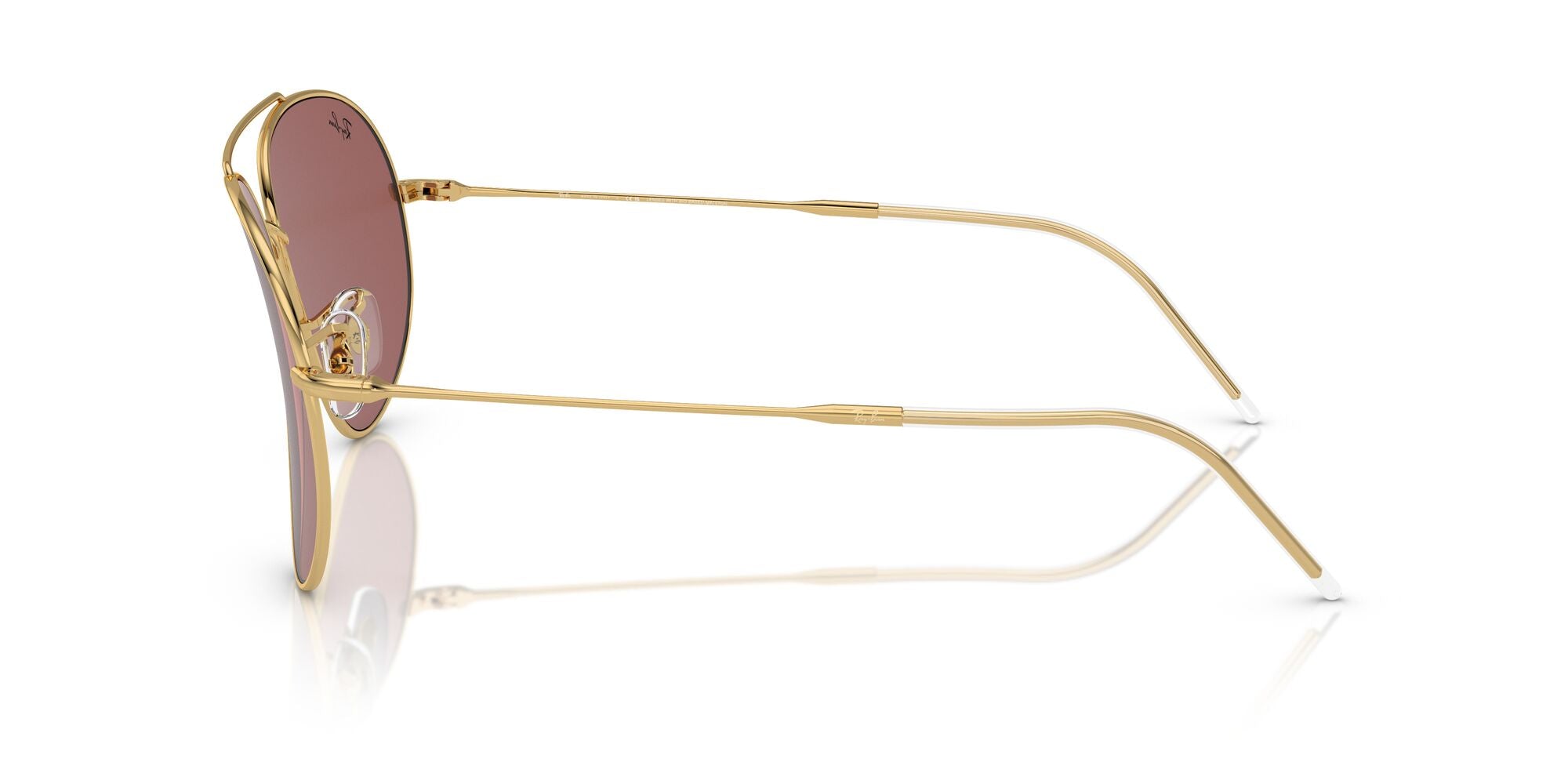 RAY-BAN AVIATOR REVERSE Arista Gold / Dark Violet / 001/69(59)