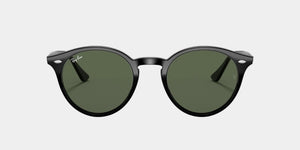 RAY-BAN Black / Dark Green / 601/71(49)