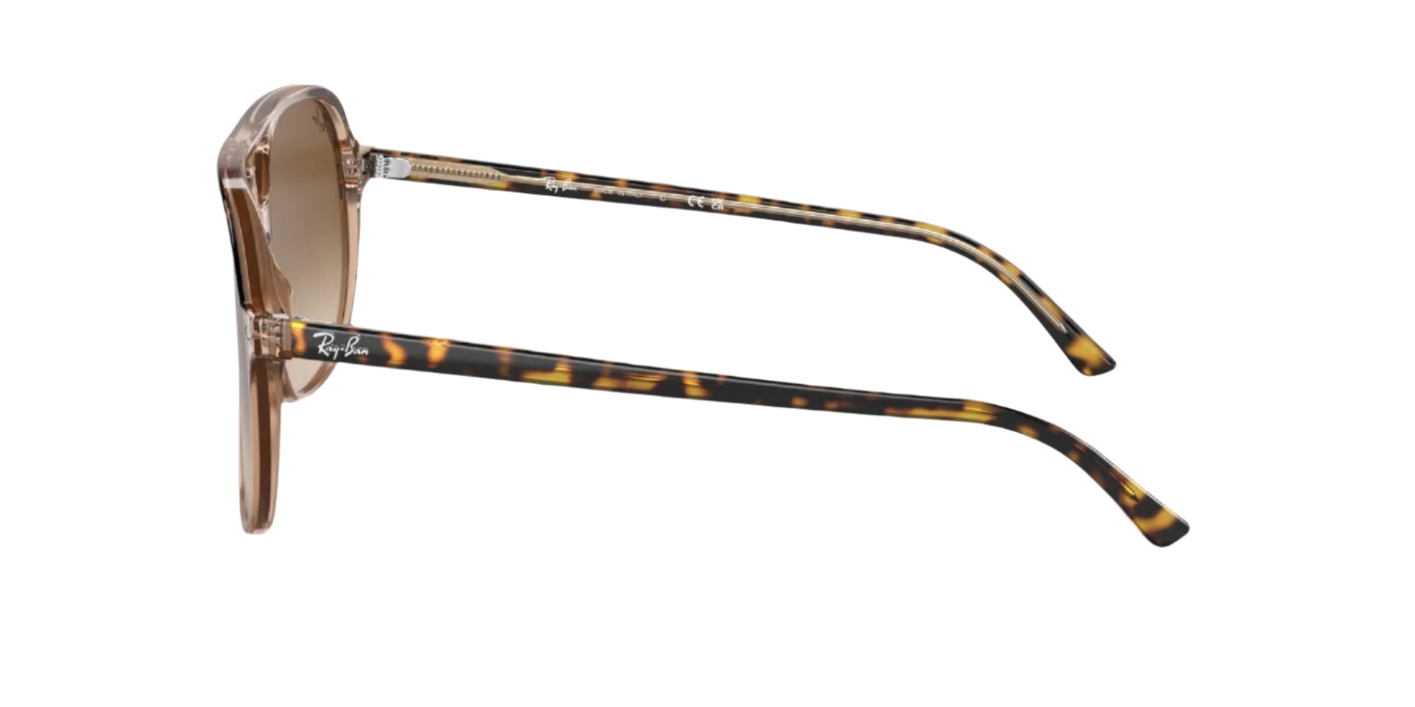 RAY-BAN BILL Havana On Transparent Brown / Light Brown Gradient / 129251(56)