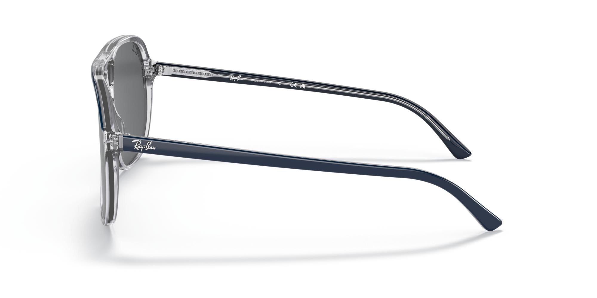 RAY-BAN BILL Blue On Transparent / Dark Grey / 1341B1(56)