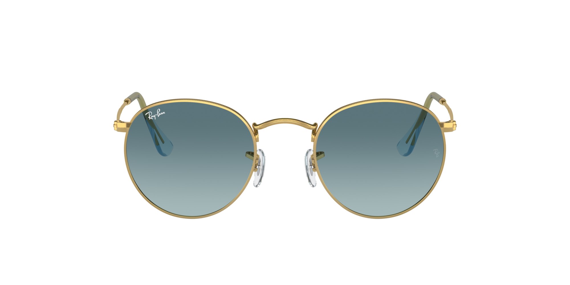 RAY-BAN ROUND METAL Gold / Blue / 001/3M(47)