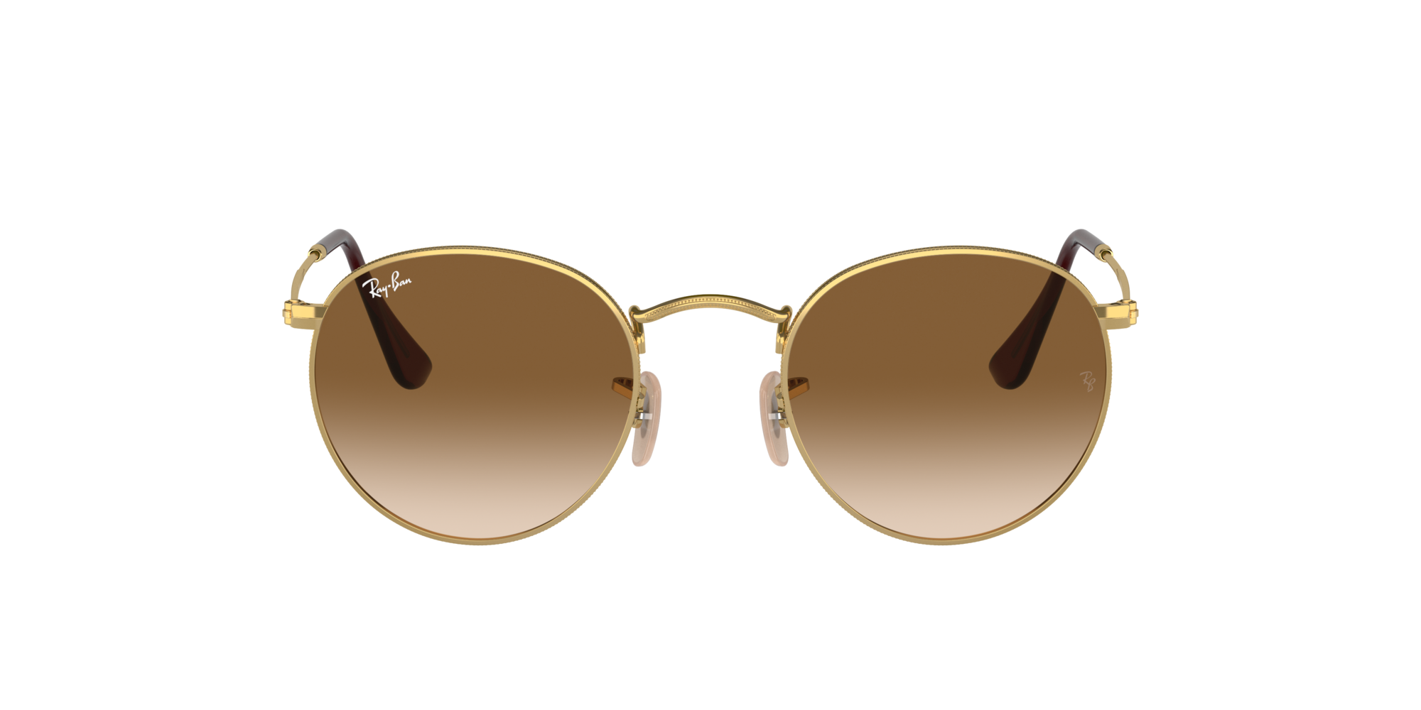 RAY-BAN ROUND METAL Gold / Brown / 001/51(47)