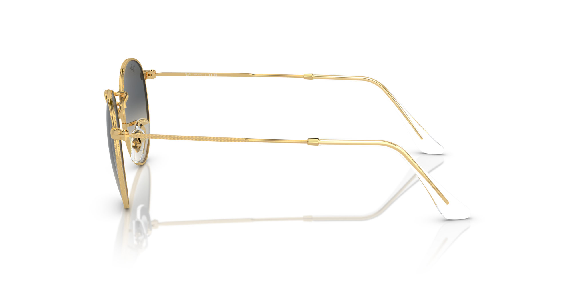 RAY-BAN ROUND METAL Gold / Grey / 001/71(47)