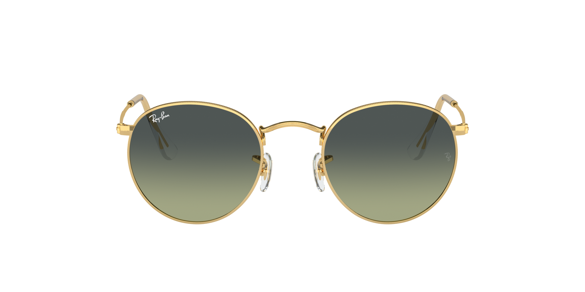 RAY-BAN ROUND METAL Arista Gold / Green Vintage / 001/BH(47)