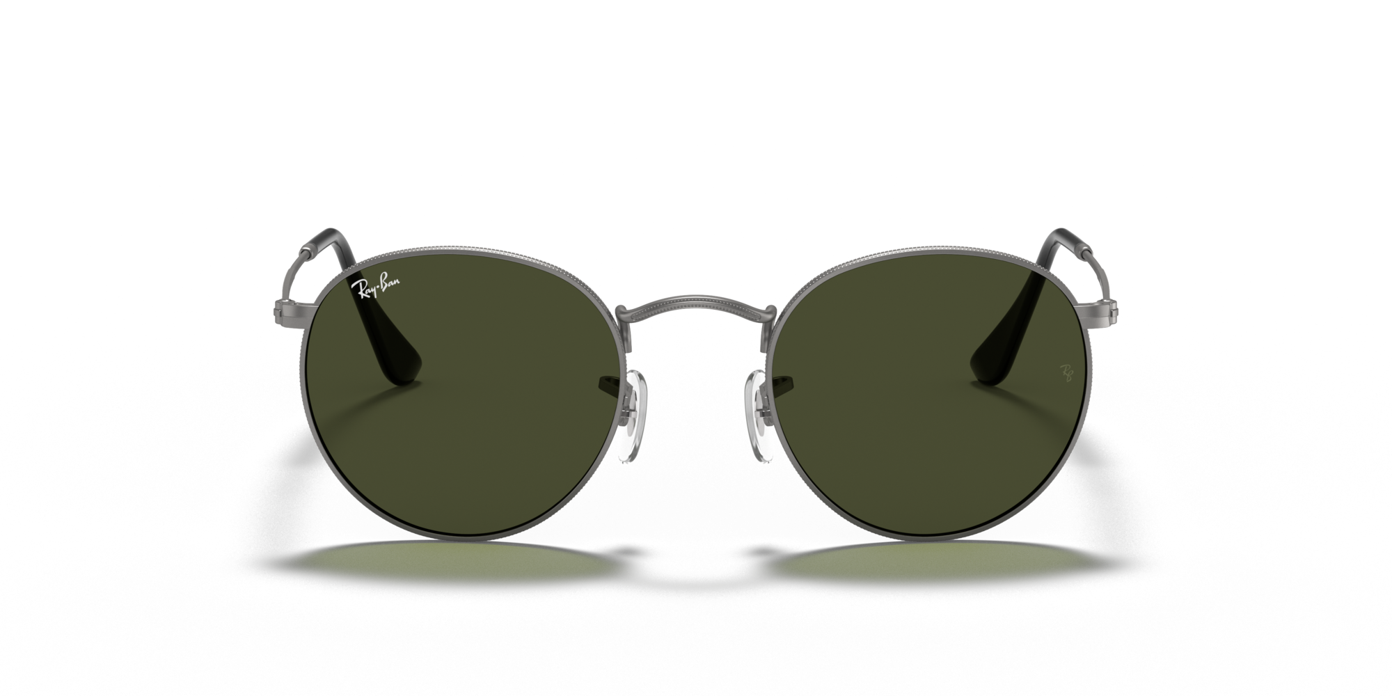 RAY-BAN ROUND METAL Gunmetal / G-15 Green / 029(50)