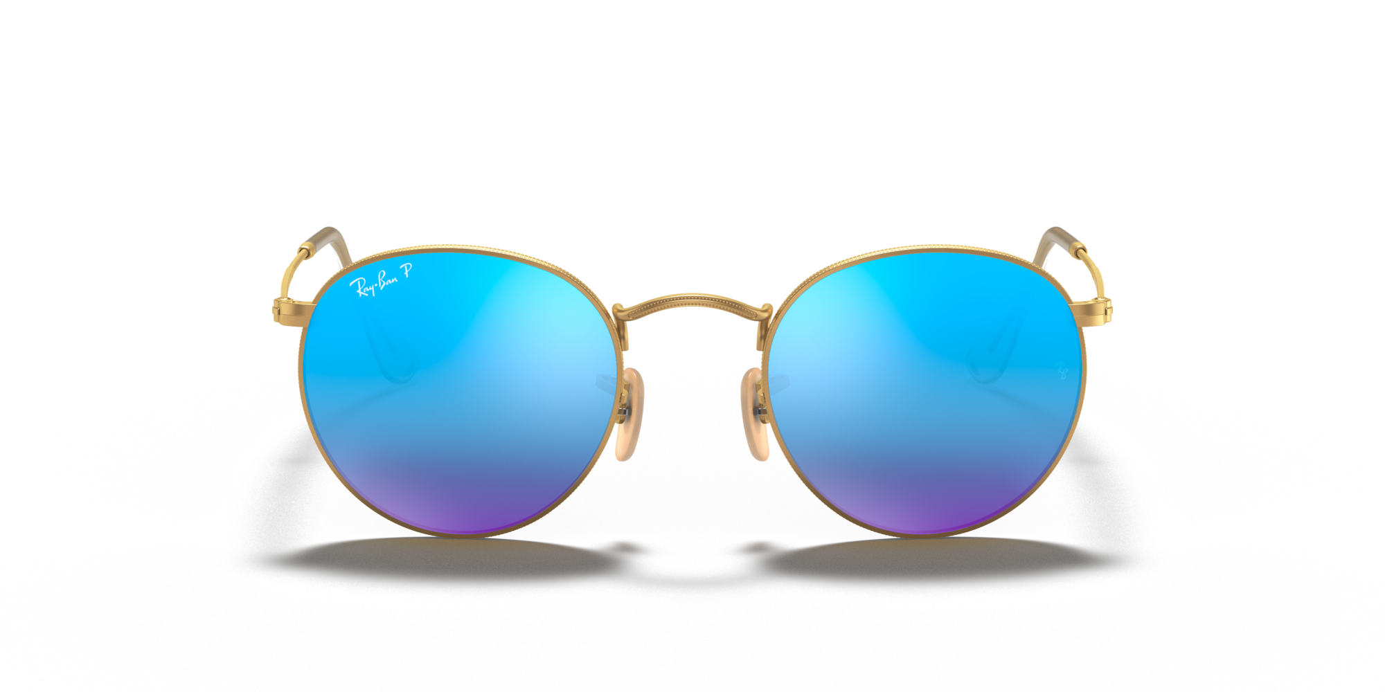 RAY-BAN ROUND METAL Gold / Blue / 112/4L(50)