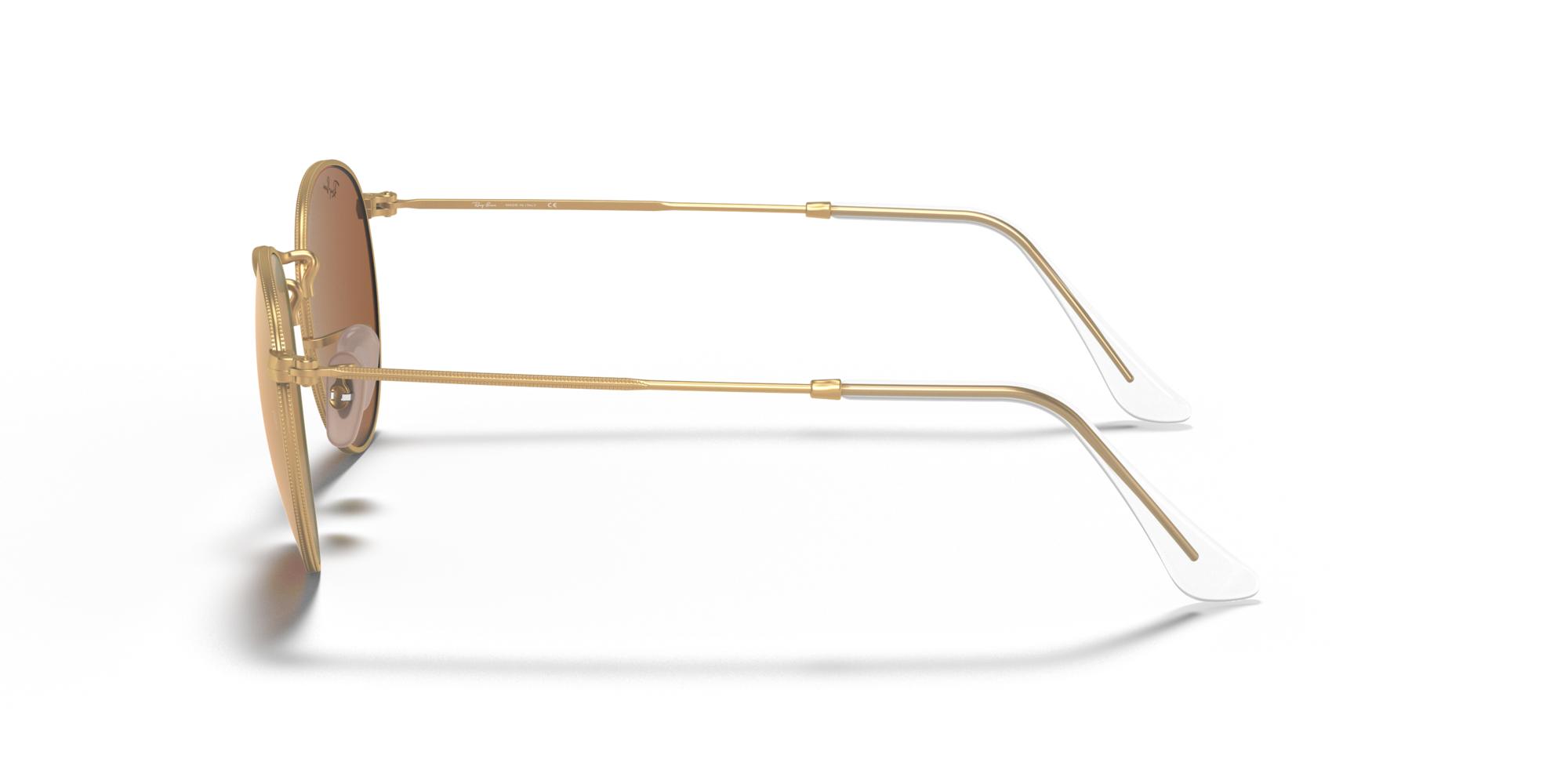 RAY-BAN ROUND METAL Gold / Brown / 112/Z2(50)