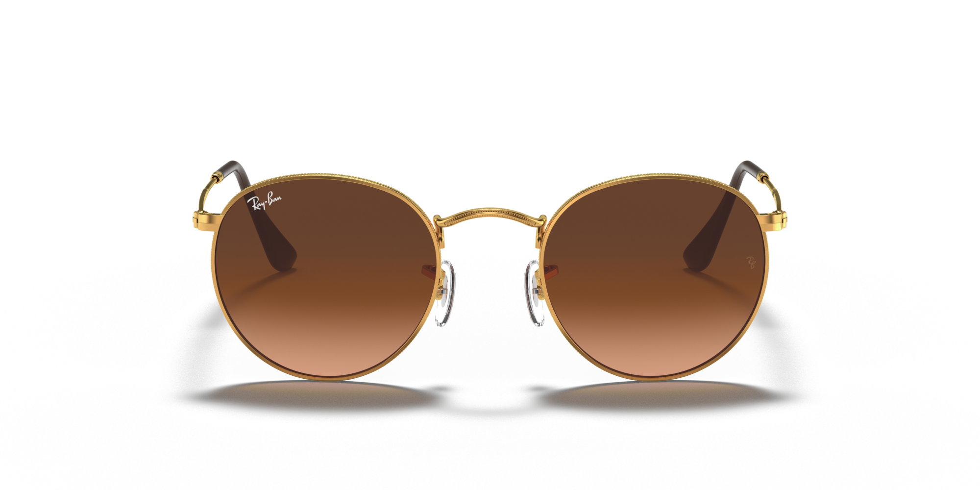 RAY-BAN ROUND METAL Light Bronze / Pink/Brown Gradient / 9001A5(47)