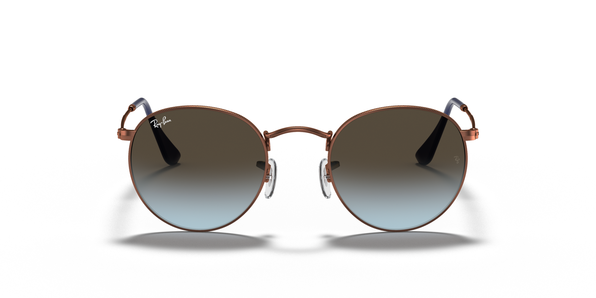RAY-BAN ROUND METAL Bronze-Copper / Blue / 900396(50)