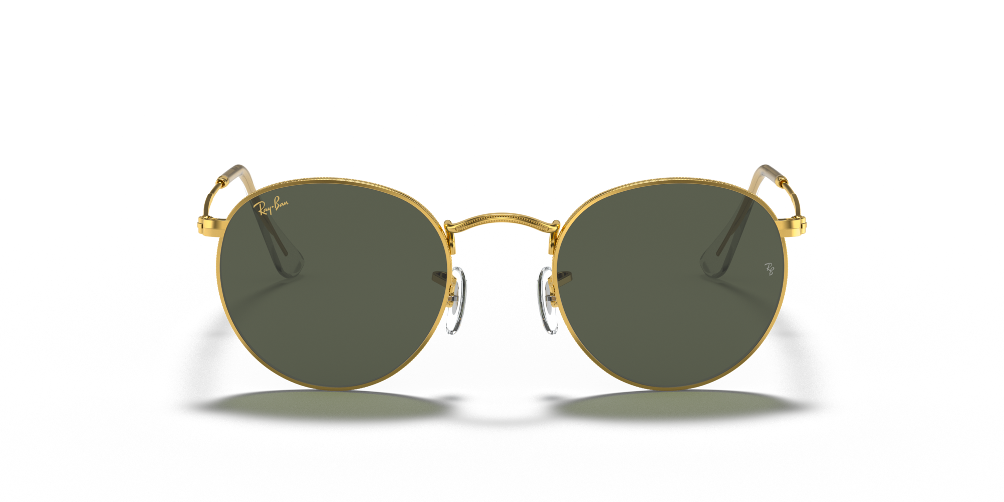 RAY-BAN ROUND METAL Gold / G-15 Green / 919631(47)