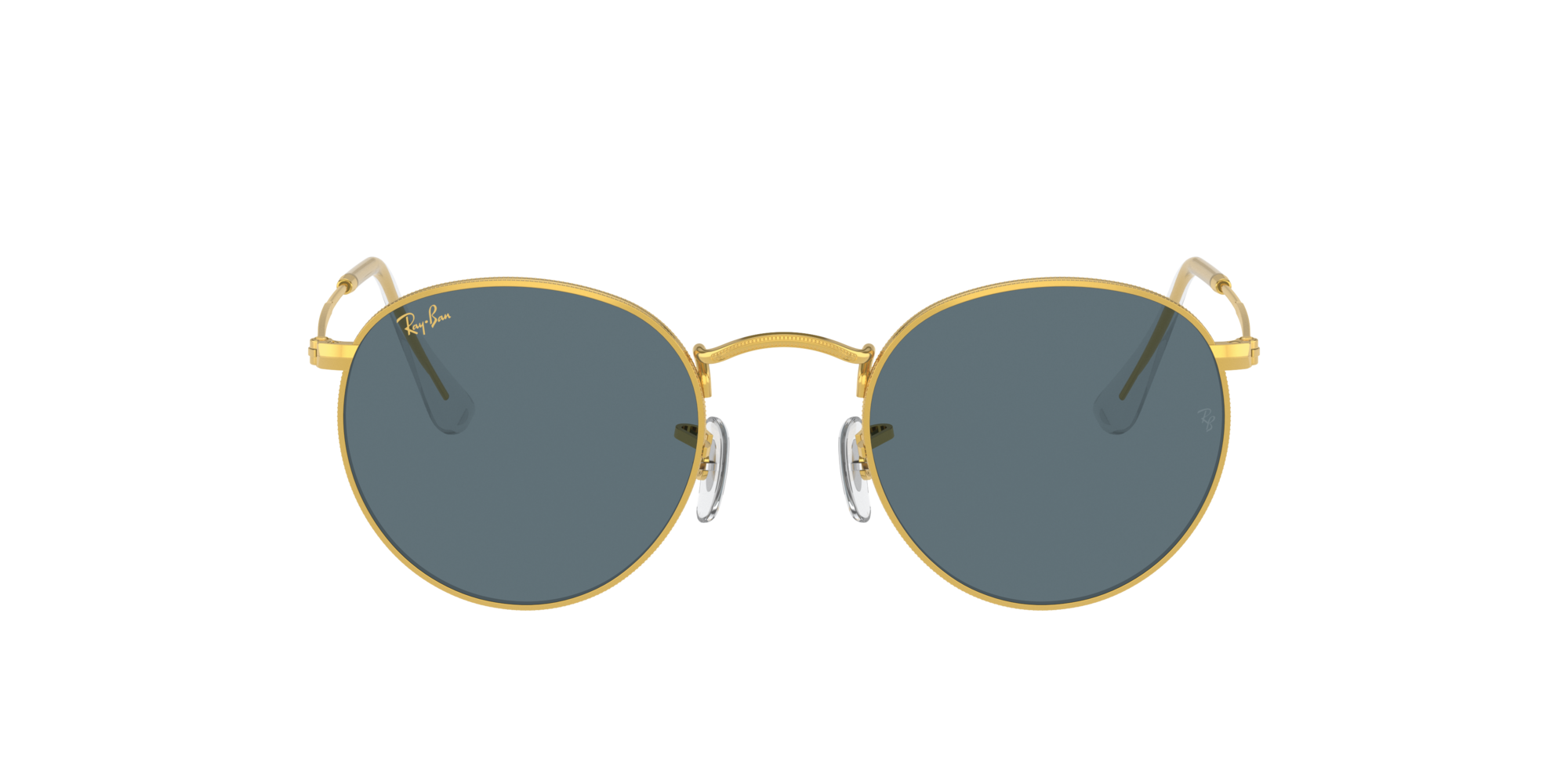 RAY-BAN ROUND METAL Gold / Blue / 9196R5(50)