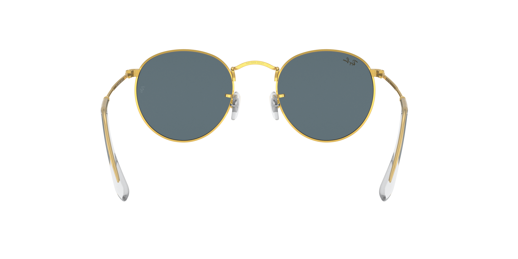 RAY-BAN ROUND METAL Gold / Blue / 9196R5(50)