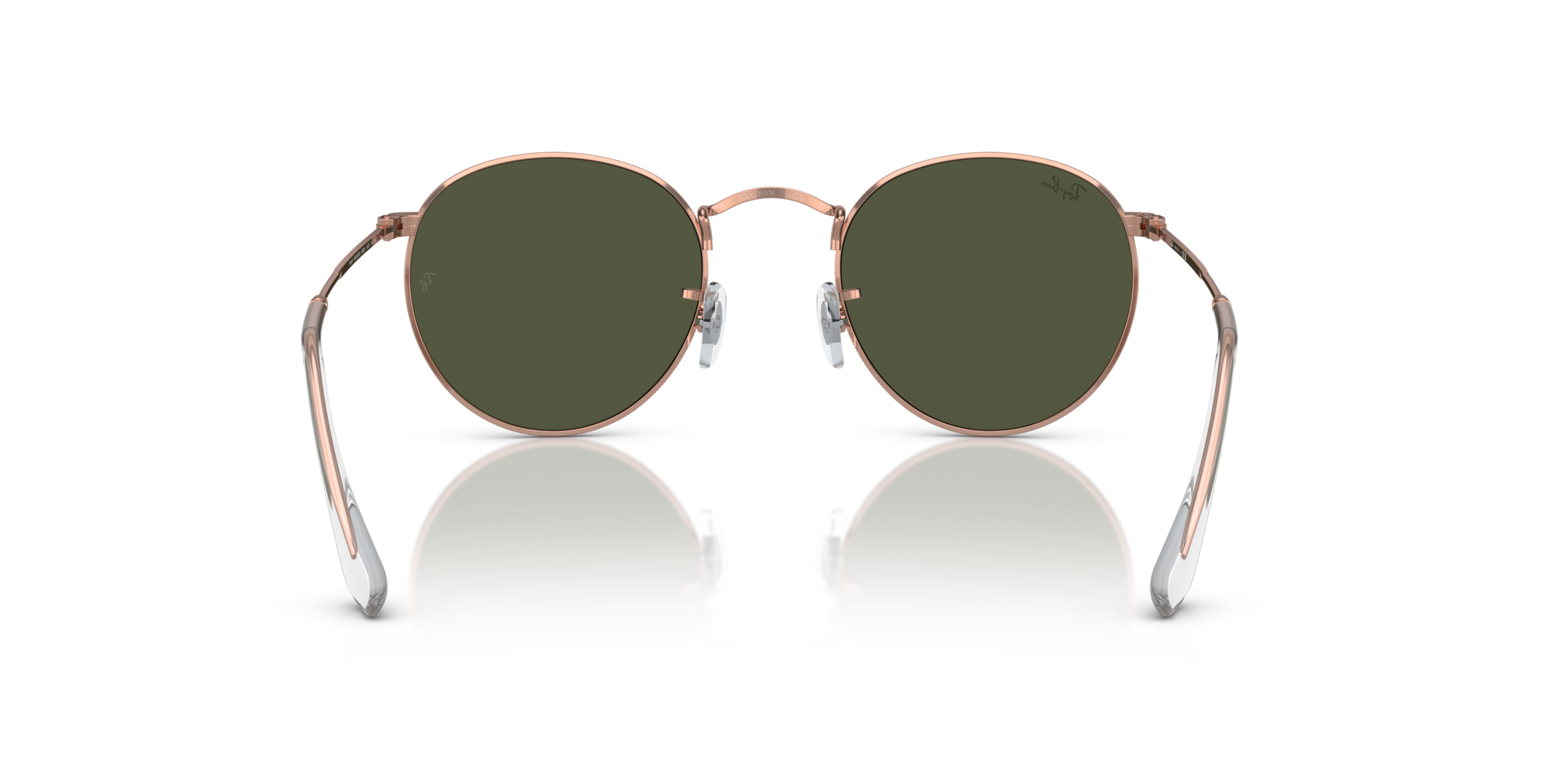 RAY-BAN ROUND METAL Rose Gold / Green / 920231(47)