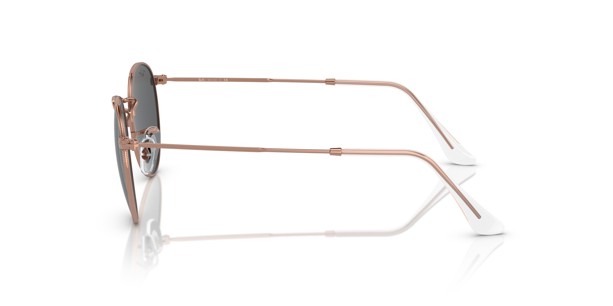 RAY-BAN ROUND METAL Rose Gold / Dark Grey / 9202B1(50)