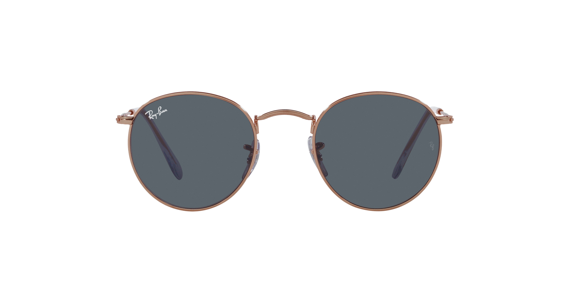 RAY-BAN ROUND METAL Rose Gold / Blue / 9202R5(47)