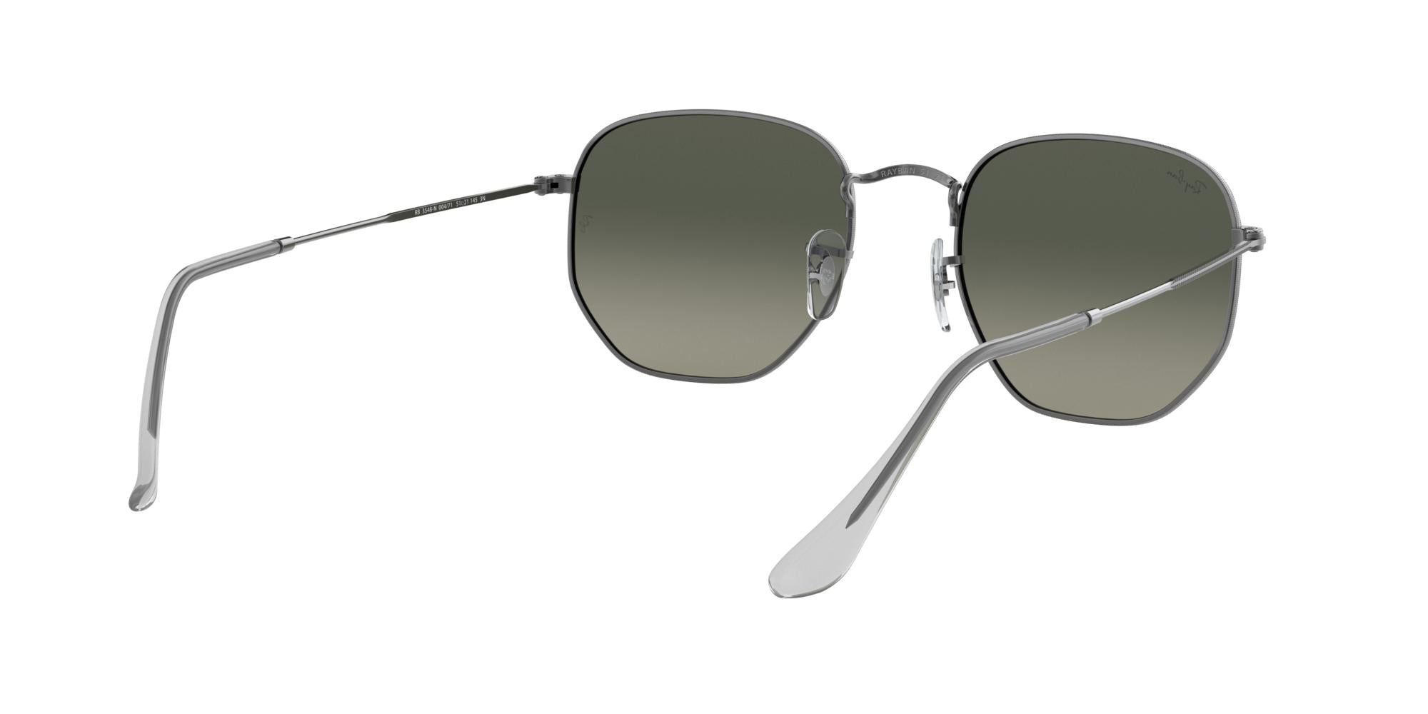 RAY-BAN HEXAGONAL Gunmetal / Grey Gradient / 004/71(48)
