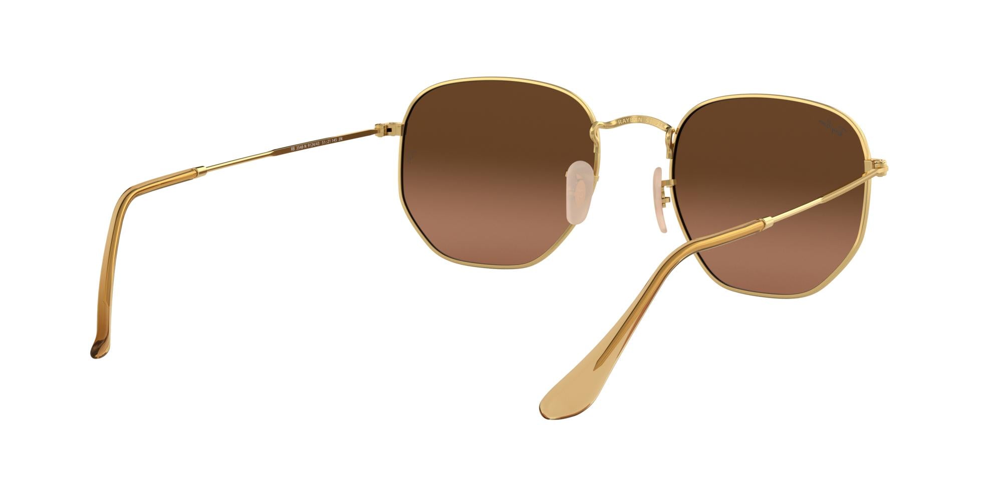 RAY-BAN HEXAGONAL Arista Gold / Brown / 912443(48)