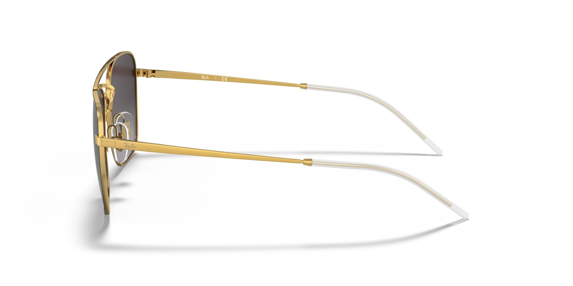 RAY-BAN Black On Gold / Grey / 90548G(55)