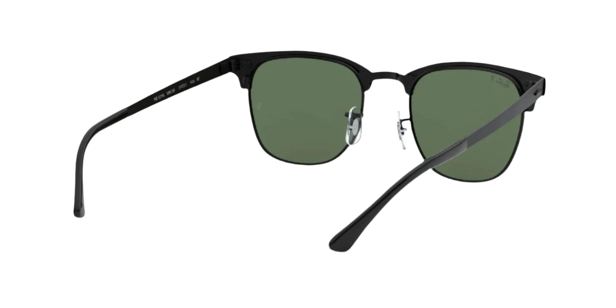 RAY-BAN CLUBMASTER METAL Black / G-15 Green / 186/58(51)