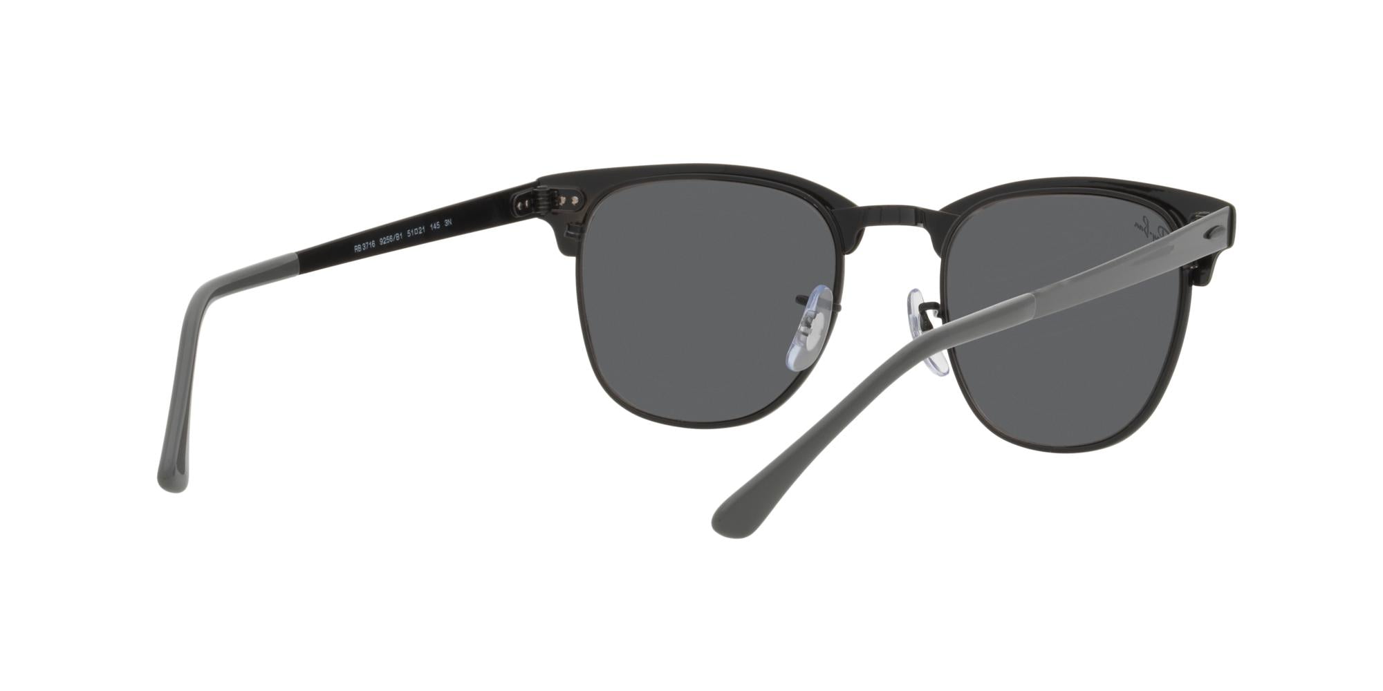 RAY-BAN CLUBMASTER METAL Grey On Black / Dark Grey / 9256B1(51)