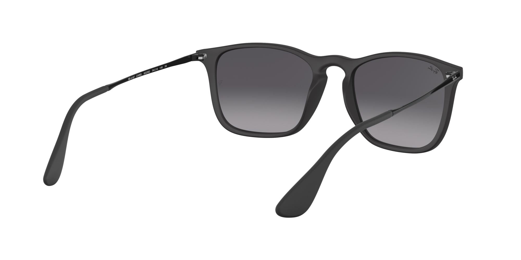 RAY-BAN CHRIS Rubber Black / Grey Gradient / 622/8G(54)