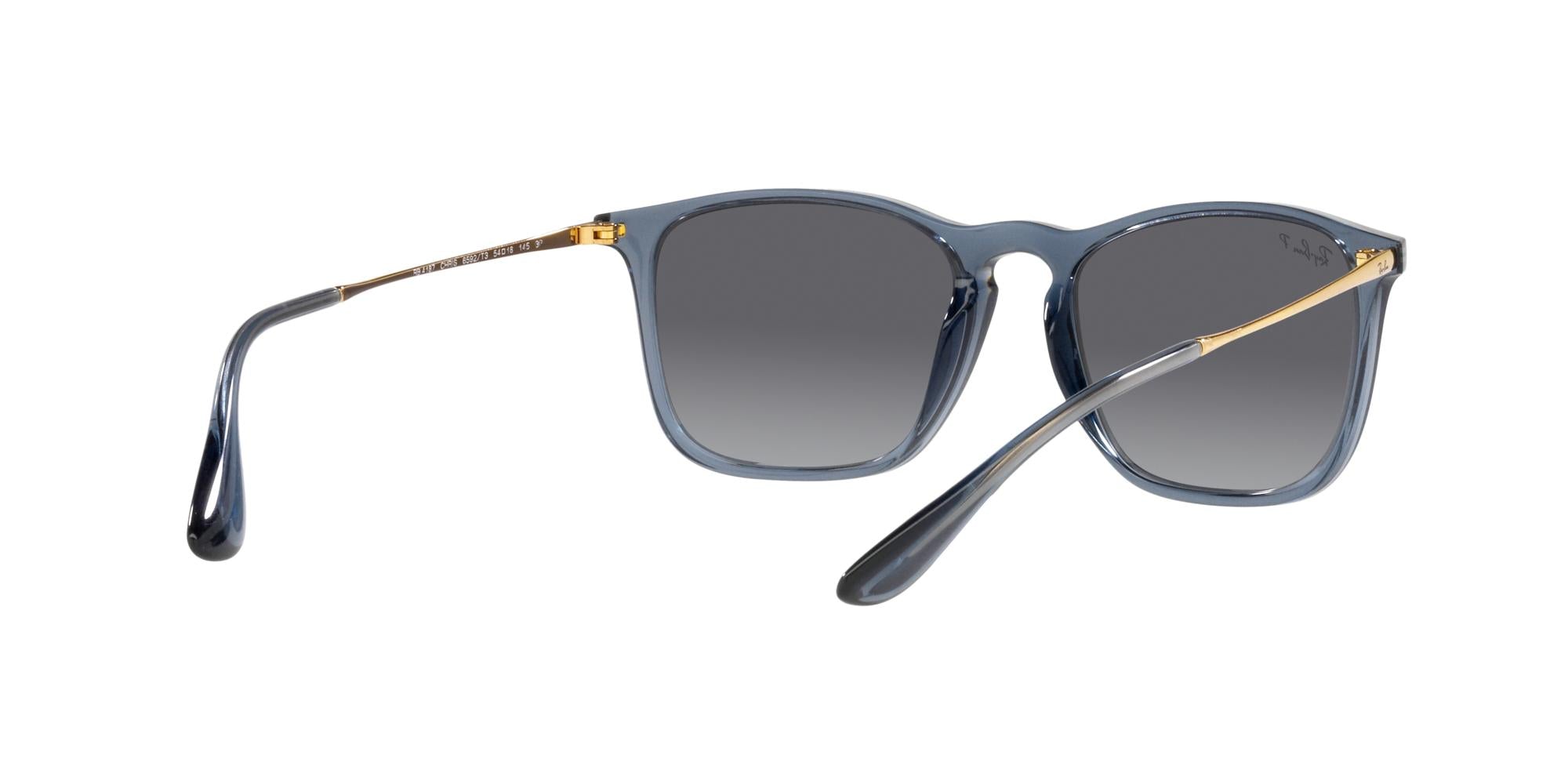RAY-BAN CHRIS Transparent Blue / Grey / 6592T3(54)