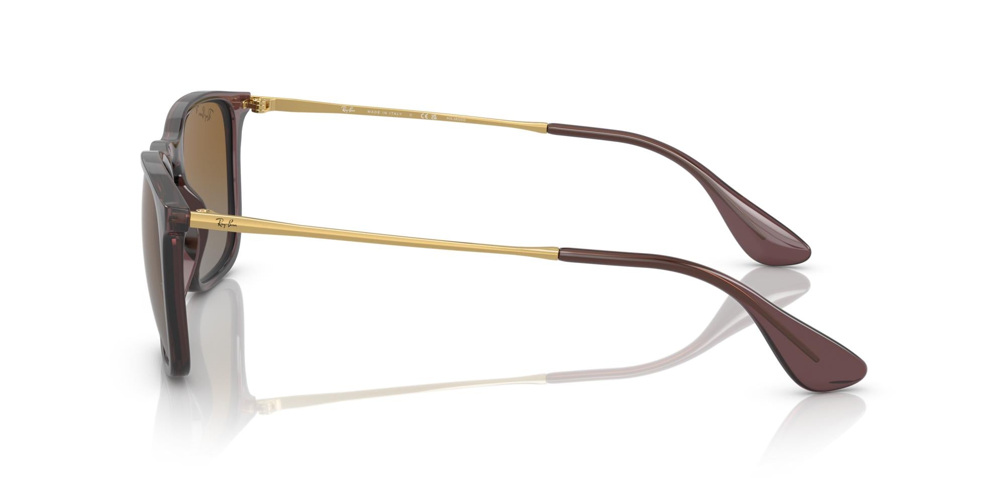 RAY-BAN CHRIS Transparent Brown / Brown / 6593T5(54)