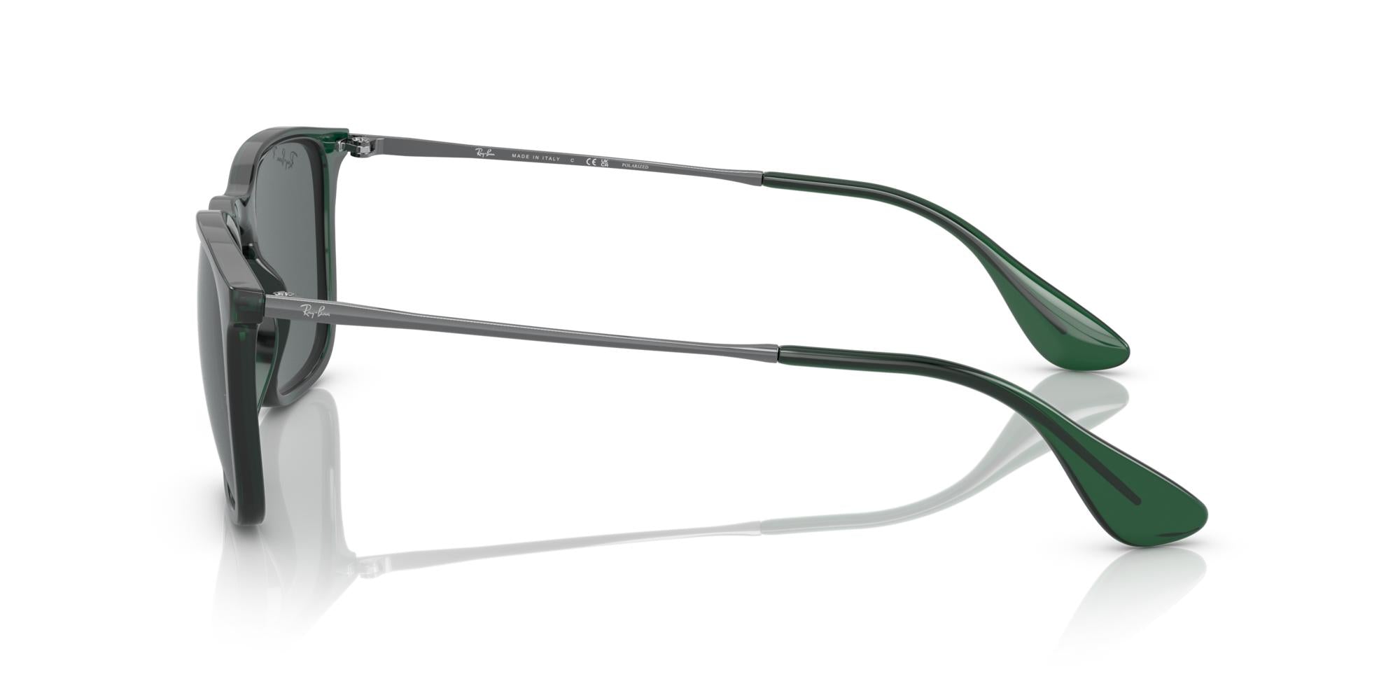 RAY-BAN CHRIS Transparent Green / Dark Grey / 666381(54)