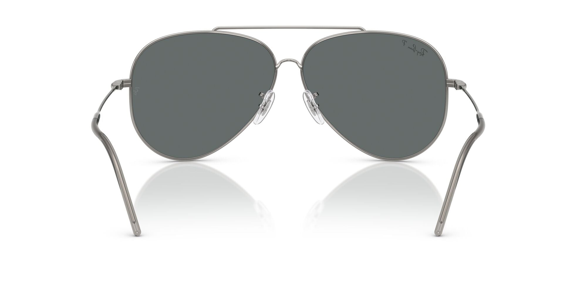 RAY-BAN AVIATOR REVERSE Gunmetal / Polar Dark Grey / 004/81(59)