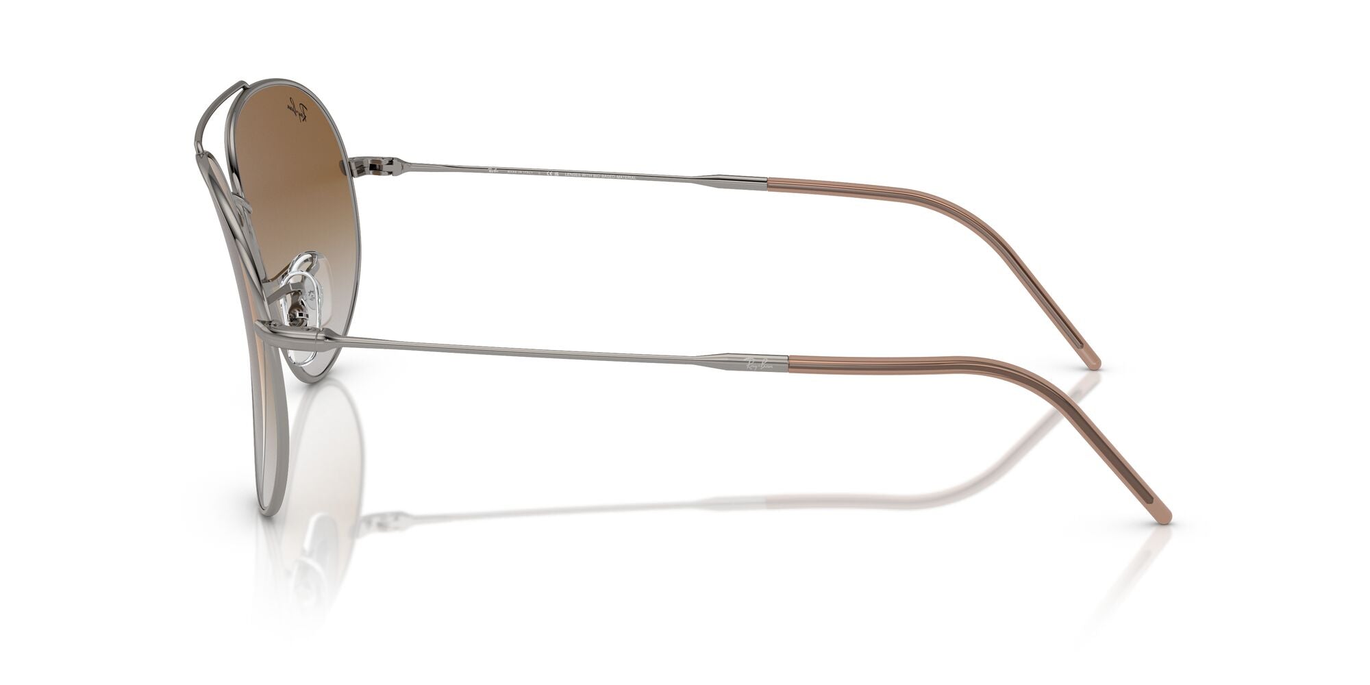 RAY-BAN AVIATOR REVERSE Gunmetal / Brown / 004/CB(59)