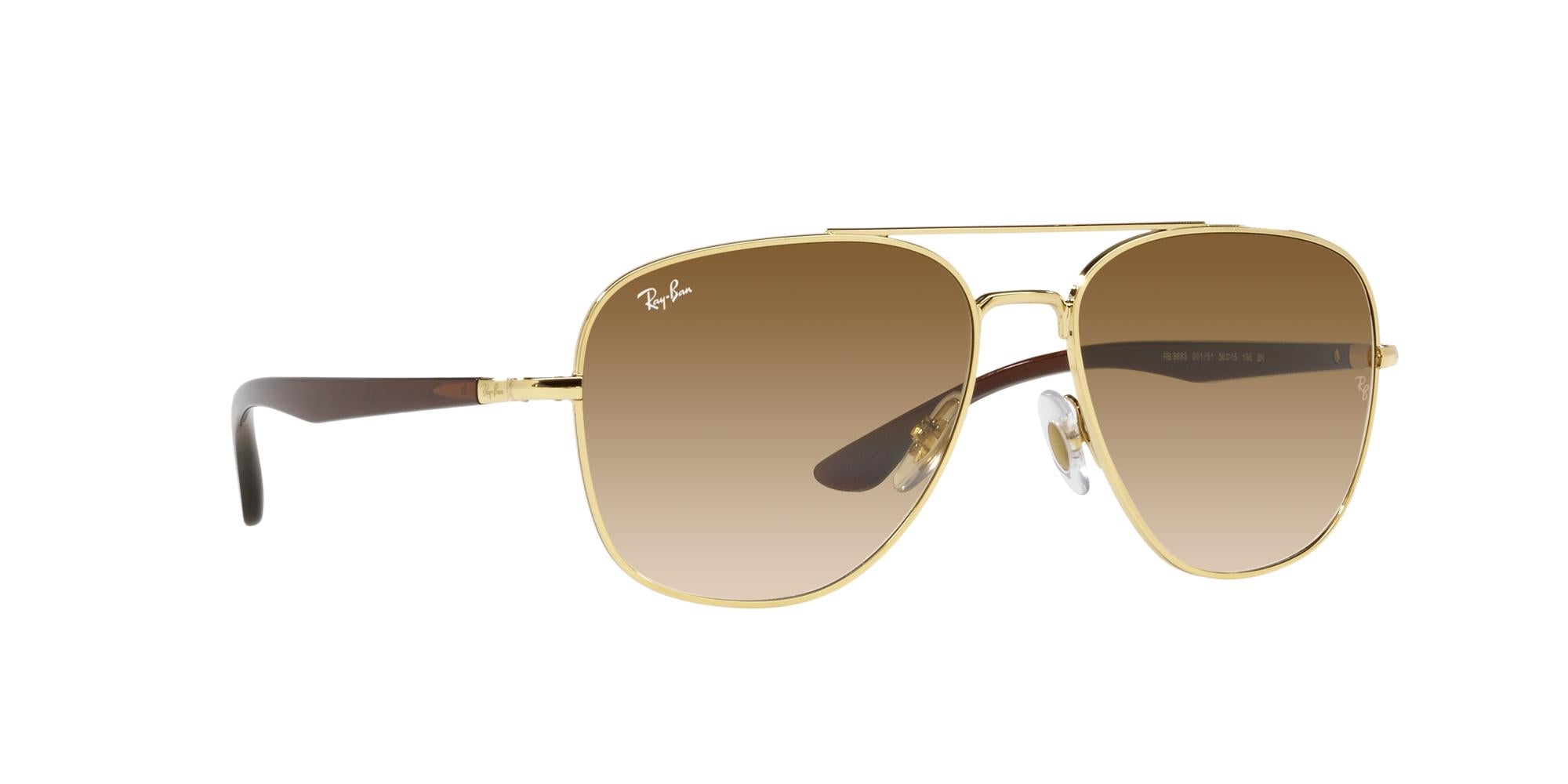 RAY-BAN Arista Gold / Brown / 001/51(56)