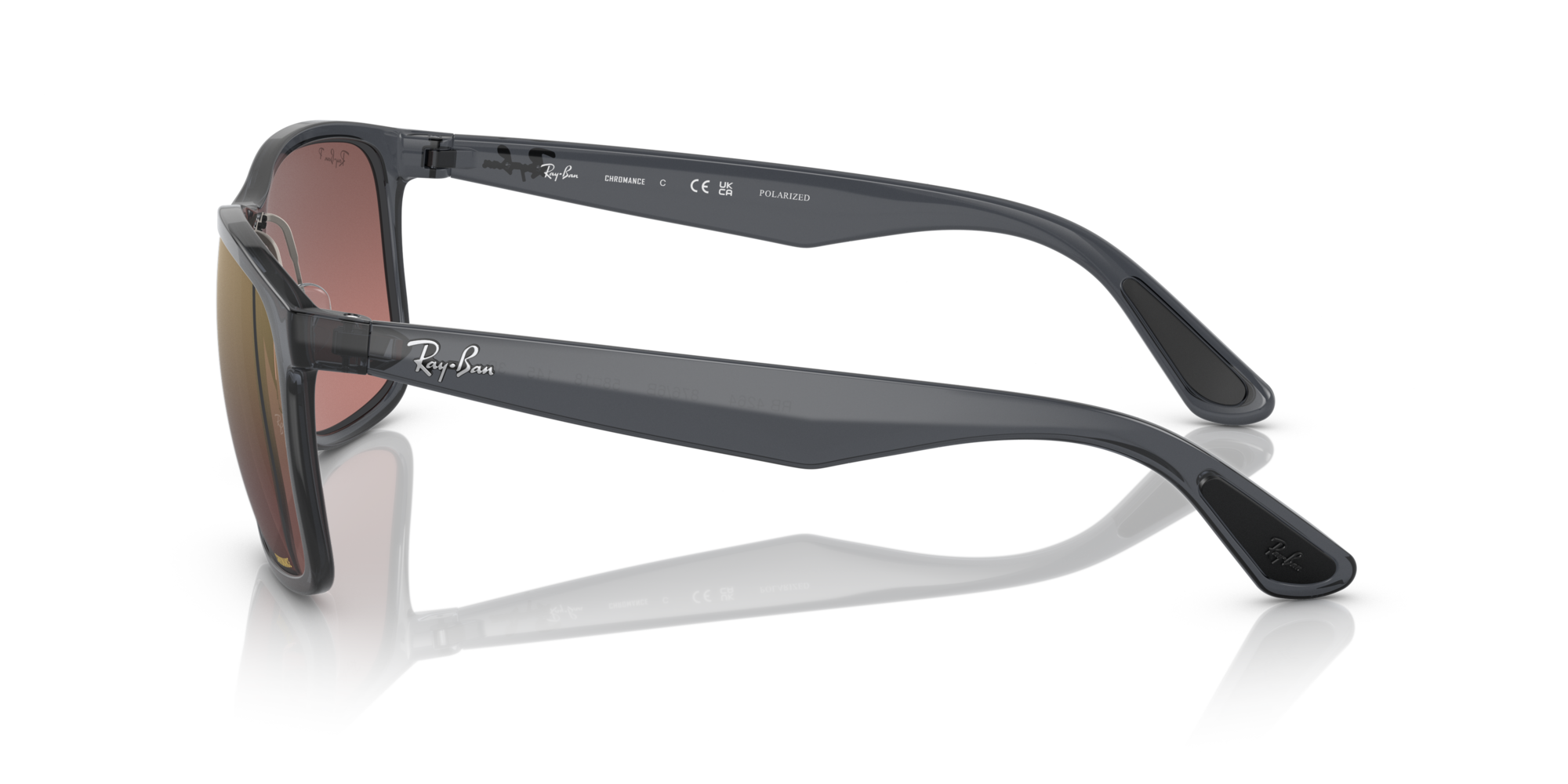 RAY-BAN Grey / Violet / 876/6B(58)